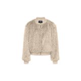 Only Onlmanny Regular Fit Kolej Yaka Yumuşak Tüylü Bayan Mont 15322405 TAŞ