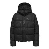 ONLY Onlmercedes AOP Puffer Life OTW kadın montu (2'li paket), Siyah, L