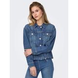 Only Onlmıka L/S Dnm Jkt Akm Moch Kadın Medium Blue Denim Ceket - 15352316
