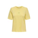 ONLY ONLMOODY LIFE Kısa Kollu Baskılı Tişört, XS, BONLYTSHR000019, SUNLİGHT, Kadın