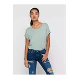 Only Onlmoster S/S O-Neck Top Noos Jrs Kadın Yeşil T-Shirt - 15106662