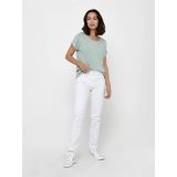 Only Onlmoster Strıpe S/S O-Neck Top Jrs Noos Kadın Yeşil Bluz - 15206243