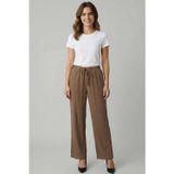 Only Onlnele Wide Leg Geniş Paça Belden Bağlamalı Bayan Pantolon 15370054 VİZON