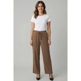 Only Onlnele Wide Leg Geniş Paça Belden Bağlamalı Pantolon Bayan Pantolon 15370054 - Vizon - L - 32