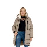 Only Onlnewnora Long Puffer Coat Cc Otw Kadın Bej Mont - 15304792