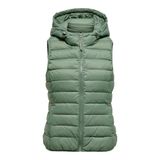 ONLY ONLNEWTAHOE HOOD WAISTCOAT OTW NOOS kapitone yelek kadın