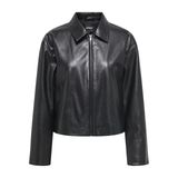 ONLY Onlnicki Faux Leather Zip Jacket Otw Onlnicki Suni Deri Fermuarlı Ceket Otw Kadınlar
