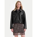Only Onlnicki Kadın Regular Fit Suni Deri Fermuarlı Ceket Siyah - Black - XS