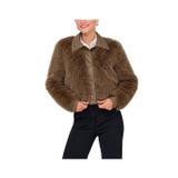 Only Onlnoeme Regular Fit Klasik Yaka Yumuşak Tüylü Düğmeli Mont Bayan MONT 15356776