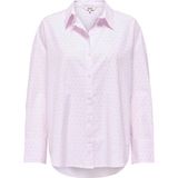 Only Onloregon Pamuk Karışımlı Taş Detaylı Oversize Uzun Kollu Gömlek Bayan Gömlek 15348536 - XL - Pembe