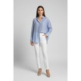 Only Onloregon Teagan L/s Shırt Aop Wvn Kadın Mavi Gömlek - 15369488