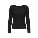 Only Onlpamela Slim Fit Bisiklet Yaka Örme Bayan Kazak 15363061 SİYAH