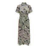Only Onlpaula Lıfe S/S Belt Mıdı Dress Ptm Kadın Siyah Elbise - 15341613
