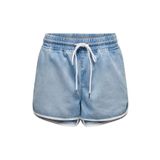 Only ONLPIERCE PULL-UP DNM TRACK SHORTS Kadın Light Blue Denim Şort - 15319174