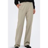 Only Onlpoptrash Oversize Fit Normal Bel Geniş Paça Çimalı Jogger Bayan Pantolon 15235076 BEJ
