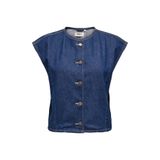 ONLY ONLSADIE SL DNM WAISTCOAT GEN Kadın Beyaz Yelek - 15363629
