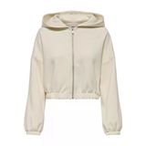 ONLY ONLSCARLETT LIFE LS ZIP HOOD SWT NOOS Kadın Gri Sweatshirt - 15346449