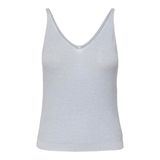 Only ONLSHINA SL Glitter Top KNT Kadın Bluz, Mavi, L Beden