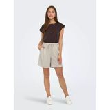 Only Onlsıesta Mw Pull-Up Lın Bl Shorts Noos Kadın Gri Şort - 15333032