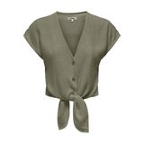 ONLY ONLSIESTA SS KNOT LIN BL SHIRT PNT NOOS Gömlek Kadın