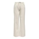 Only Onlsilla Pamuklu Regular Fit Yüksek Bel Geniş Paça Pantolon Bayan PANTOLON 15364334
