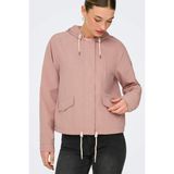 Only Onlskylar Büzgülü Regular Fit Kapüşonlu Mevsimlik Mont Bayan Mont 15218613 - Pembe