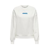 Only ONLSOFIA L/S WORD O-NECK KADIN SWEATSHIRT BEYAZ L