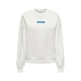 Only ONLSOFIA L/S WORD O-NECK KADIN SWEATSHIRT BEYAZ XS