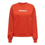 Only ONLSOFIA L/S WORD O-NECK KADIN SWEATSHIRT KIRMIZI KİRMİZİ S