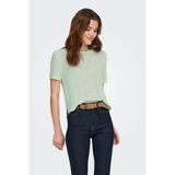 Only Onlsunny Regular Fit Bisiklet Yaka Örme Kazak Bayan Kazak 15254282 - Açık Yeşil