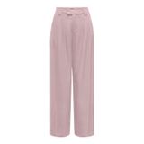 Only Onlsvea Keten Karışımlı Regular Fit Orta Bel Bayan Pantolon 15364120 GÜL KURUSU