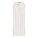 Only Onlsvea Keten Karışımlı Regular Fit Orta Bel Bayan Pantolon 15364120 KREM