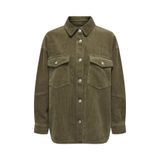 ONLY ONLTIGGY L/S CORD SHACKET PNT Kadın Gri Ceket - 15331547