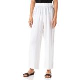 ONLY Onltokyo geniş bacak kesimli kadın pantolonu, yüksek bel, düz kesim, geniş bacak kesimi, Parlak beyaz, M / 32L