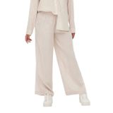 ONLY ONLTOKYO Geniş Bacak Kesimli Kadın Pantolonu, Yüksek Bel Düz Kesim Pantolon, Moonbeam, S / 32L