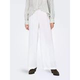 Only Onltokyo Hw Lınen Blend Pant Pnt Noos Kadın Beyaz Pantolon - 15259590