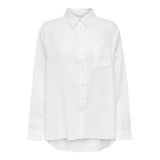 ONLY Onltokyo L/S Linen Blend Shirt Pnt Noos Uzun kollu tişört Kadınlar