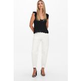 ONLY Onltroy Life Hw White Carrot Ank Dnm Kadın Beyaz Pantolon - 15219708