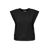 ONLY ONLUMA S/L O-NECK UB SWT Kadın Siyah Sweatshirt - 15351053