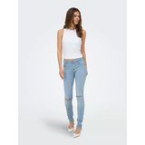 Only Onlval S/L Bra Top Cs Jrs Kadın Beyaz Bluz - 15381855