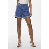 ONLY Onlvega Hw Mom Dnm Shorts Noos Kadın Mavi Denim Şort - 15230571