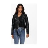 Only Onlvera Faux Leather Biker Ceket 15232135 - XL - Siyah