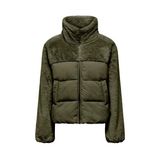 Only Onlwanja Fur Puffer Mix Jacket cc Otw Kadın Mont - Yeşil