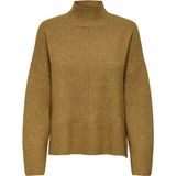 Only Onlwhitney Yün Karışım Regular Fit Kazak Bayan Kazak 15353184 - Hardal - XS