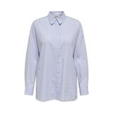 ONLY Only Kadın Onlrımını Taş Detaylı Uzun Kol Pamuklu Gömlek Mavi 15352703