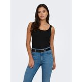 Only Only Onlgemma Sl U-Neck Knt Noos Kadın Siyah Kazak - 15314659 - XS
