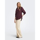 Only Onlzazıma L/s Loose Shırt Wvn Noos 15272523 Kadın Oversize Gömlek - XS