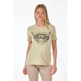 Only Oversize Kısa Kol Yuvarlak Yaka Minimalist Kadın T-Shirt - Günlük Stil