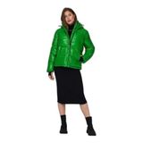 ONLY Premium Puffer Mont, XS, 15287919-GREEN-BEE, Yeşil, Kadın