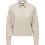 Only Sakura Regular Fit Kadın Gömlek 15366883 - Bej